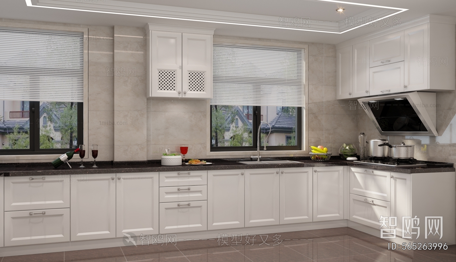 Simple European Style The Kitchen