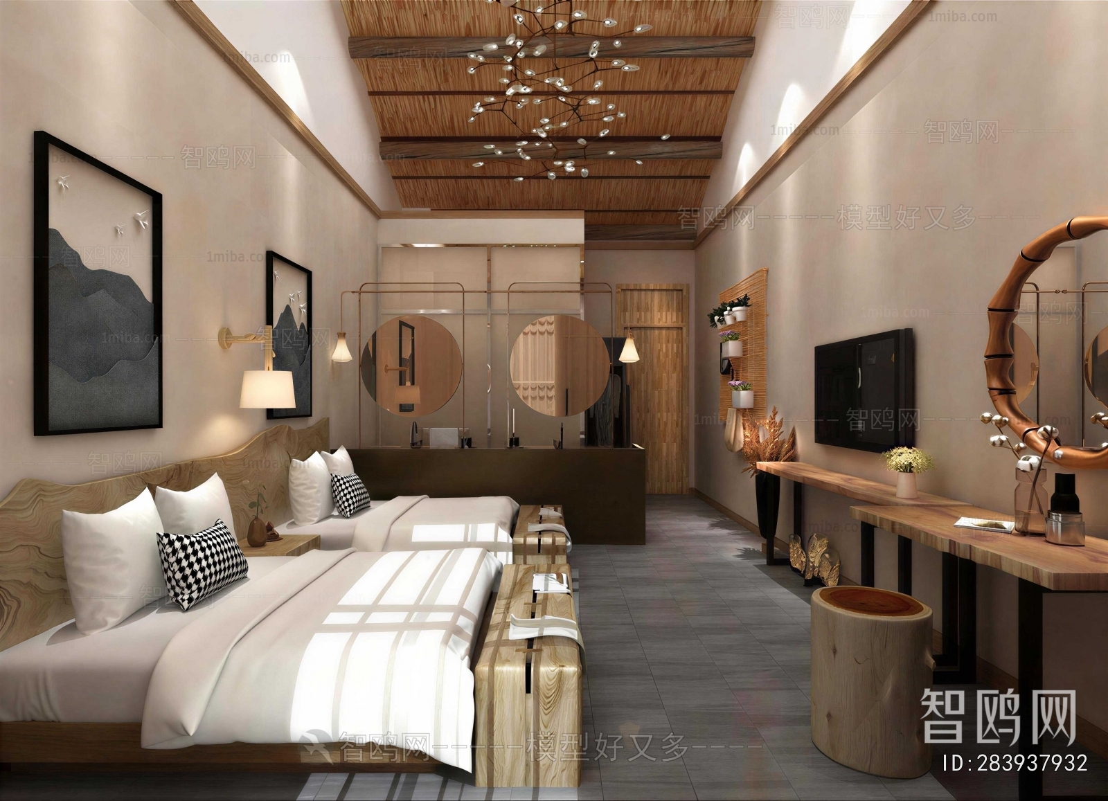 New Chinese Style Guest Room