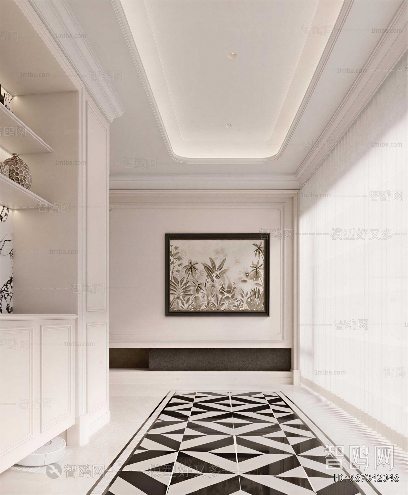 French Style Hallway