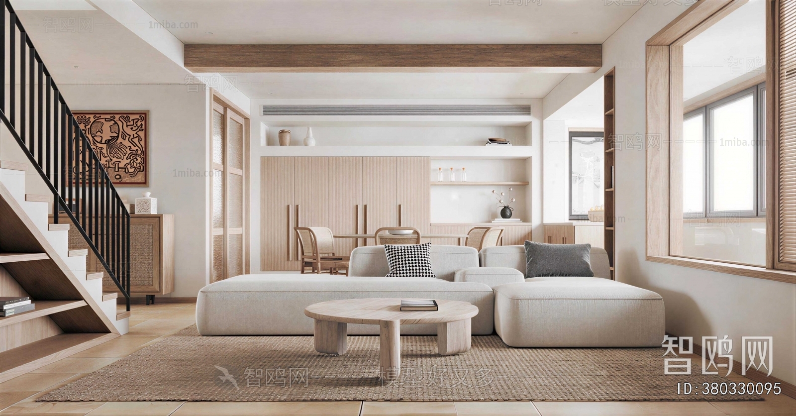 Wabi-sabi Style A Living Room