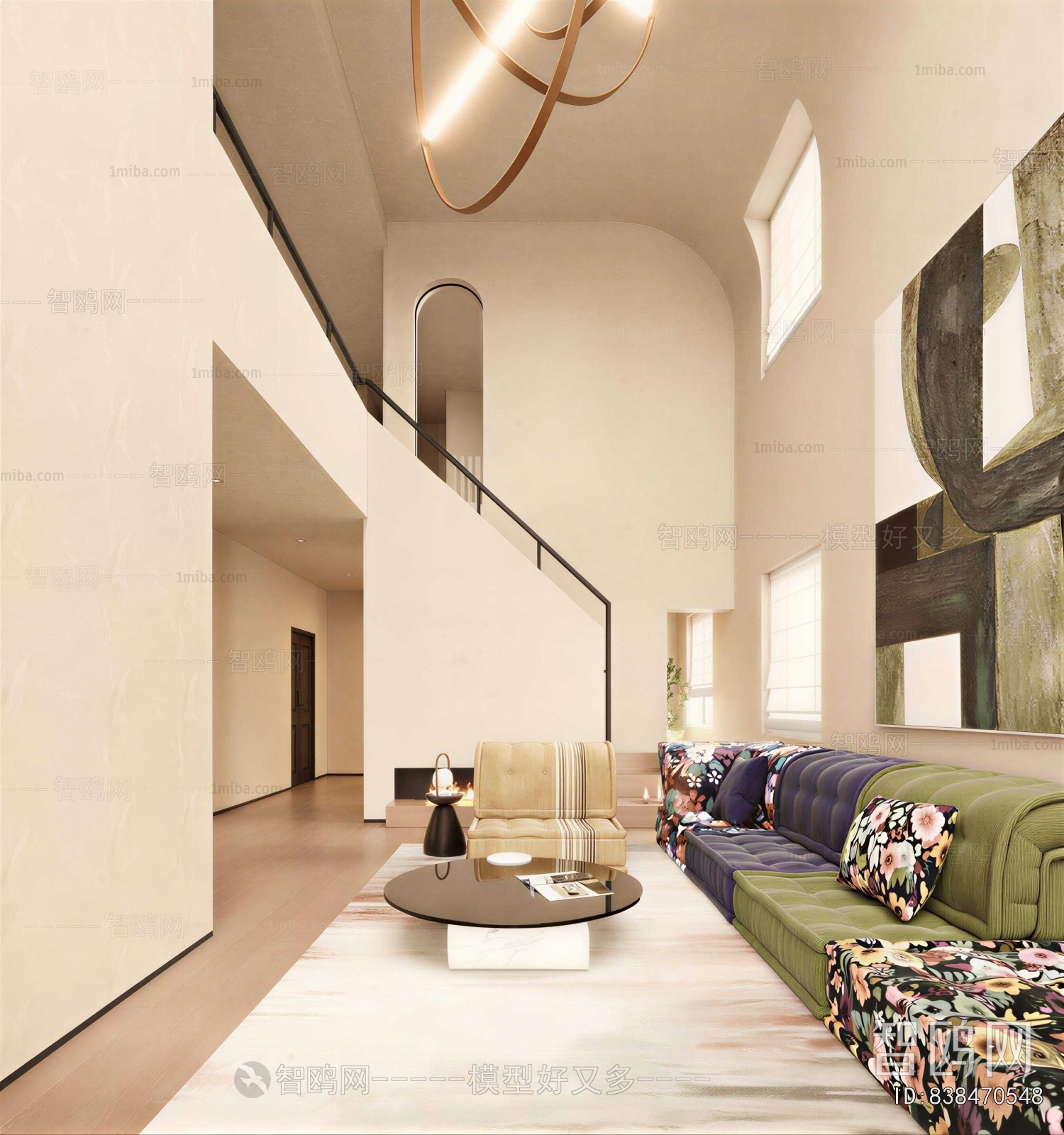 Wabi-sabi Style A Living Room