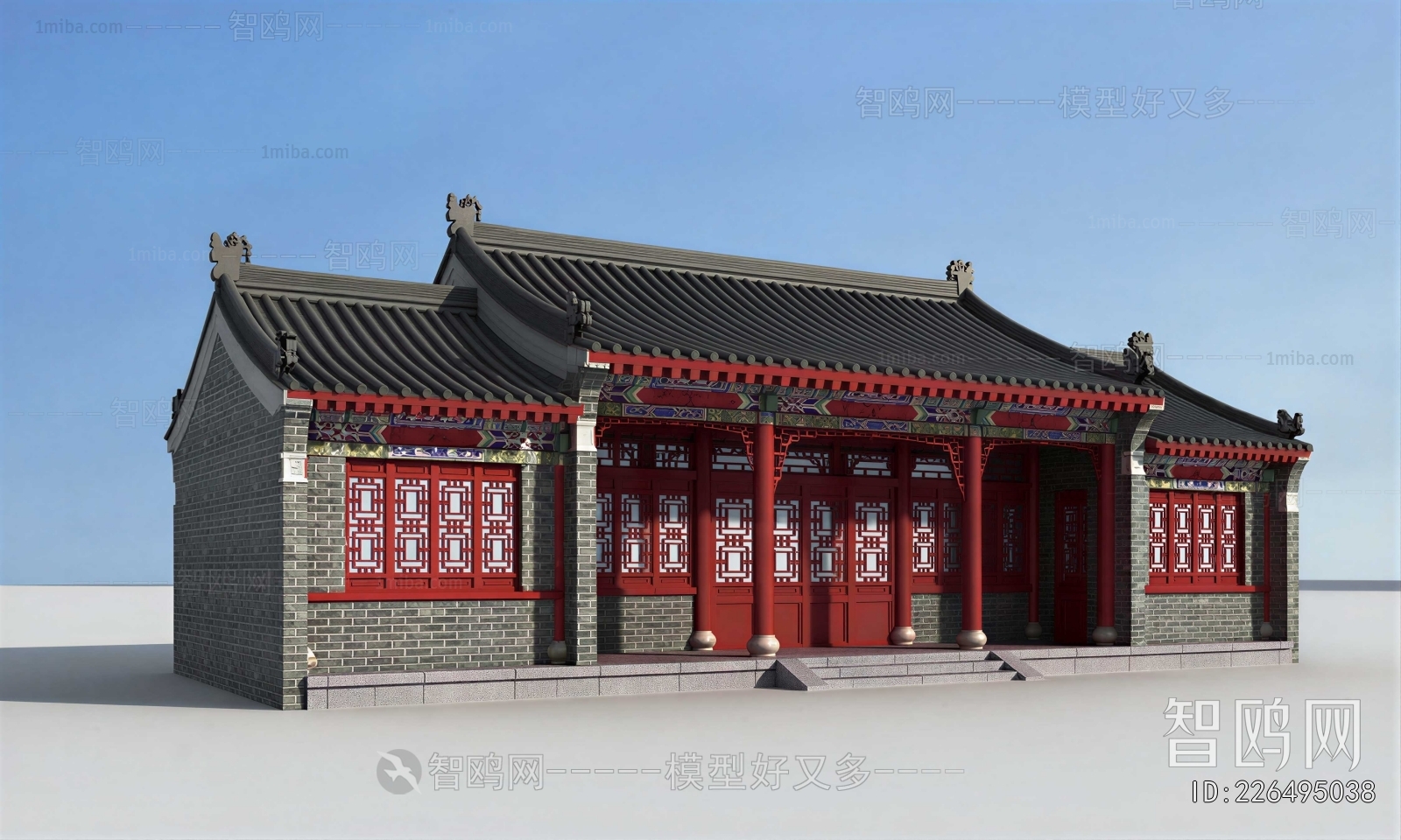 Chinese Style Ancient Architectural Buildings