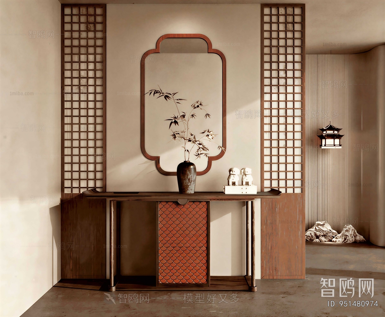 New Chinese Style Hallway