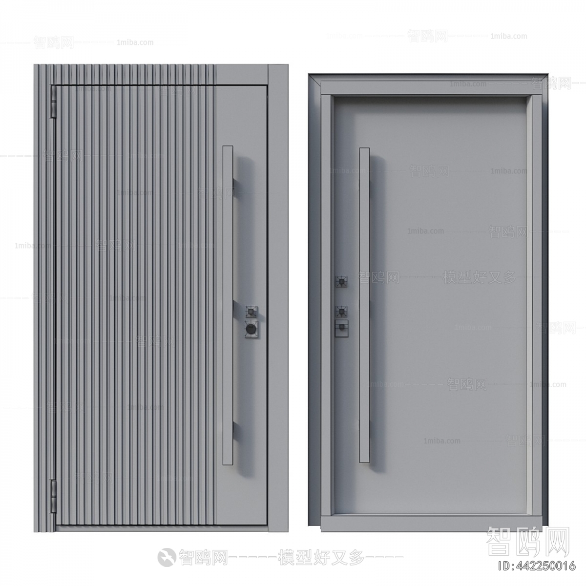 Nordic Style Entrance Door
