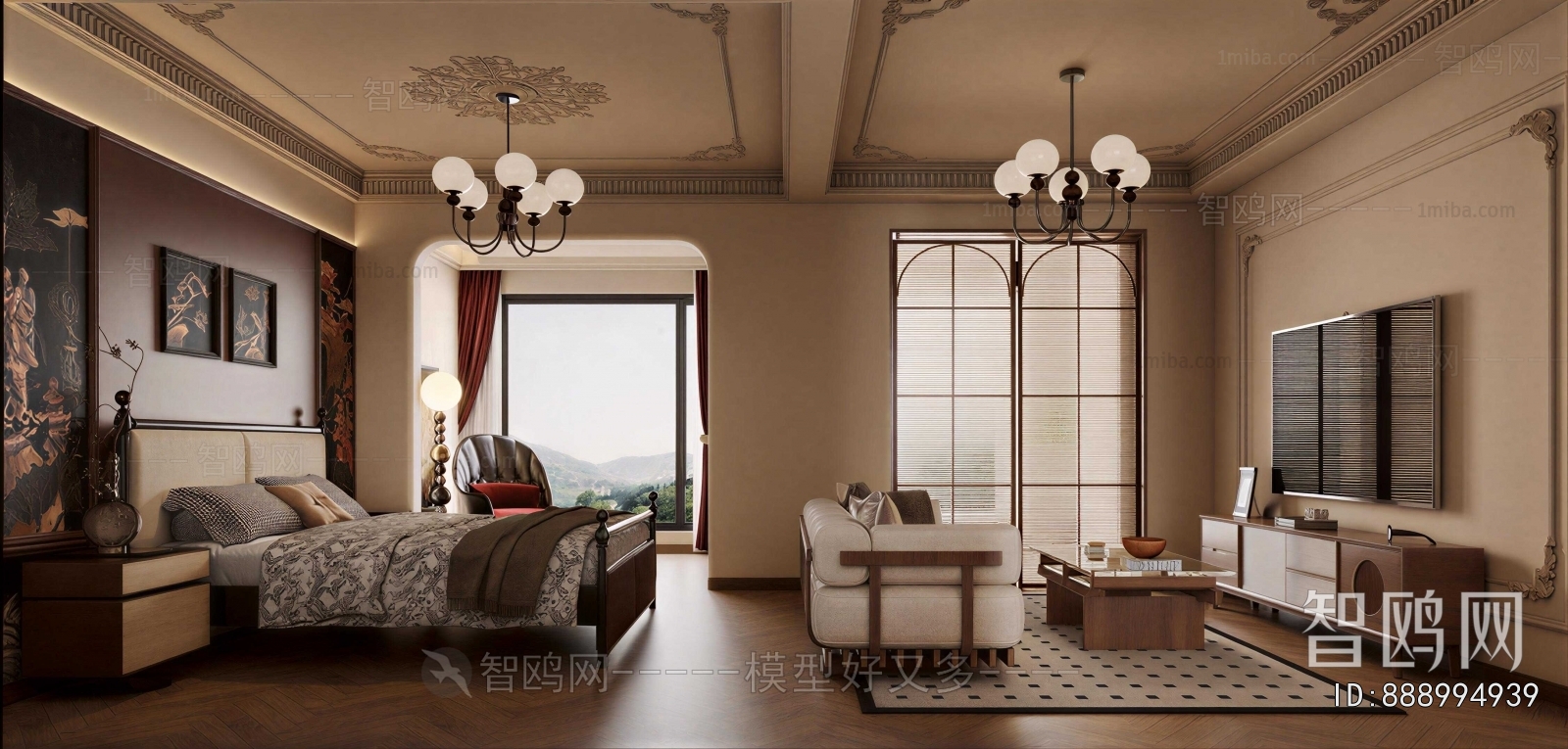 French Style Bedroom