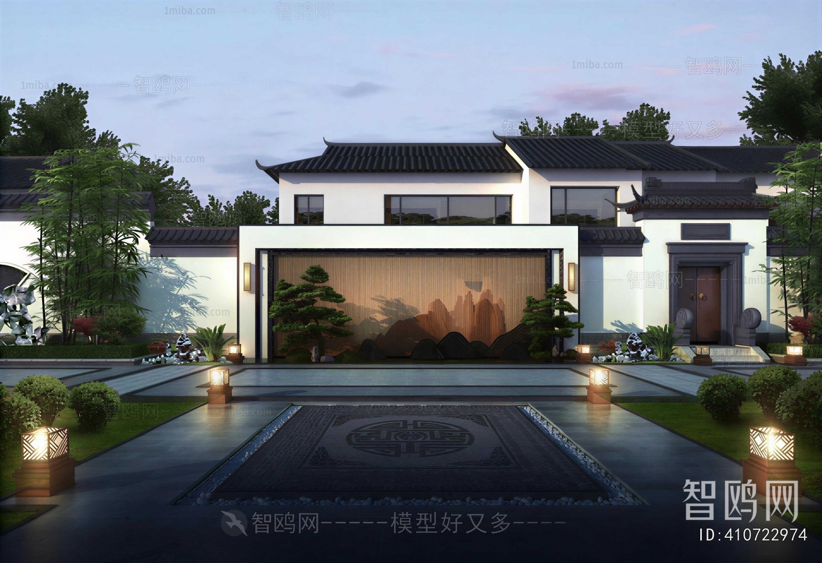 New Chinese Style Courtyard/landscape