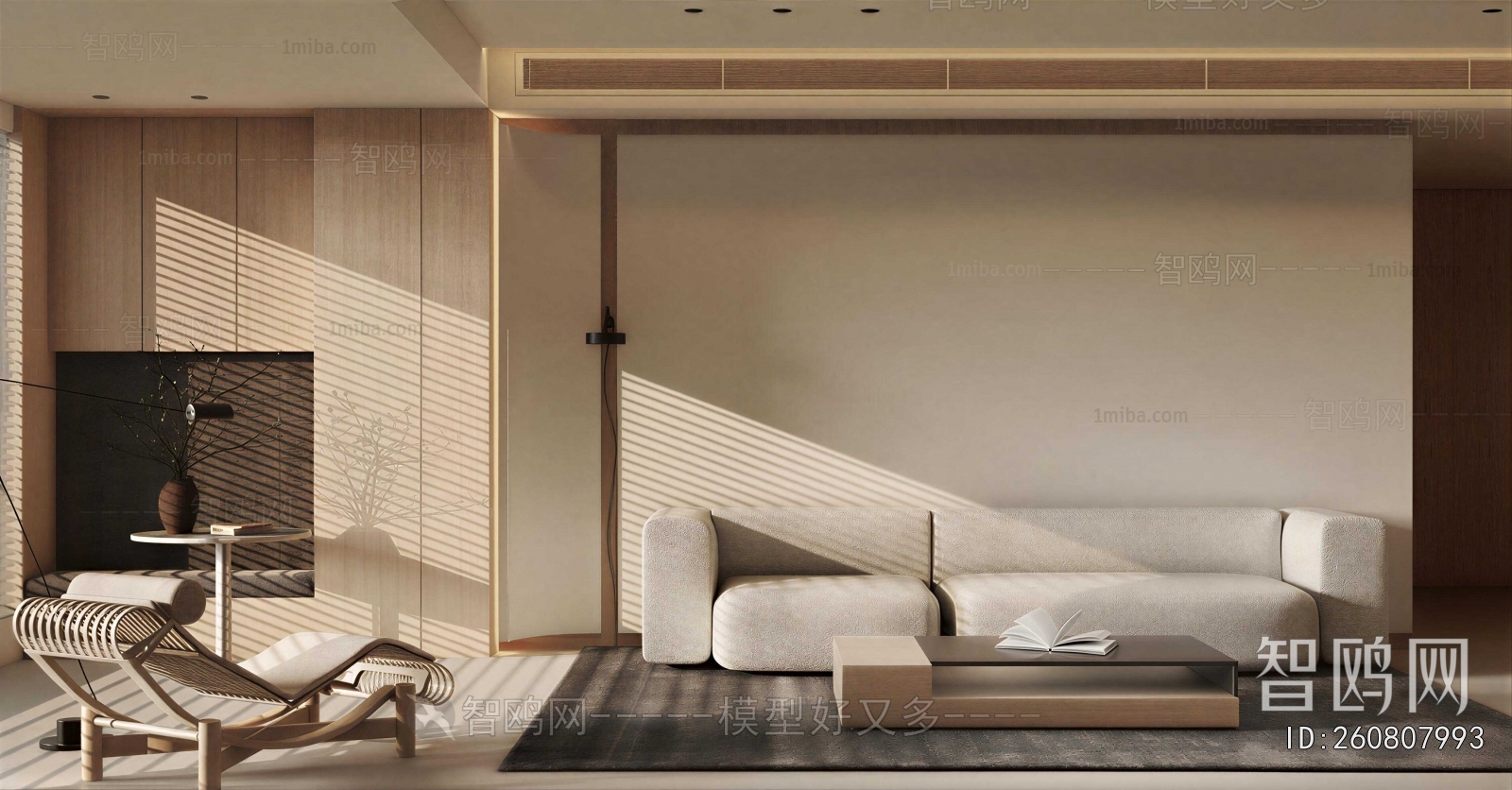 Wabi-sabi Style A Living Room