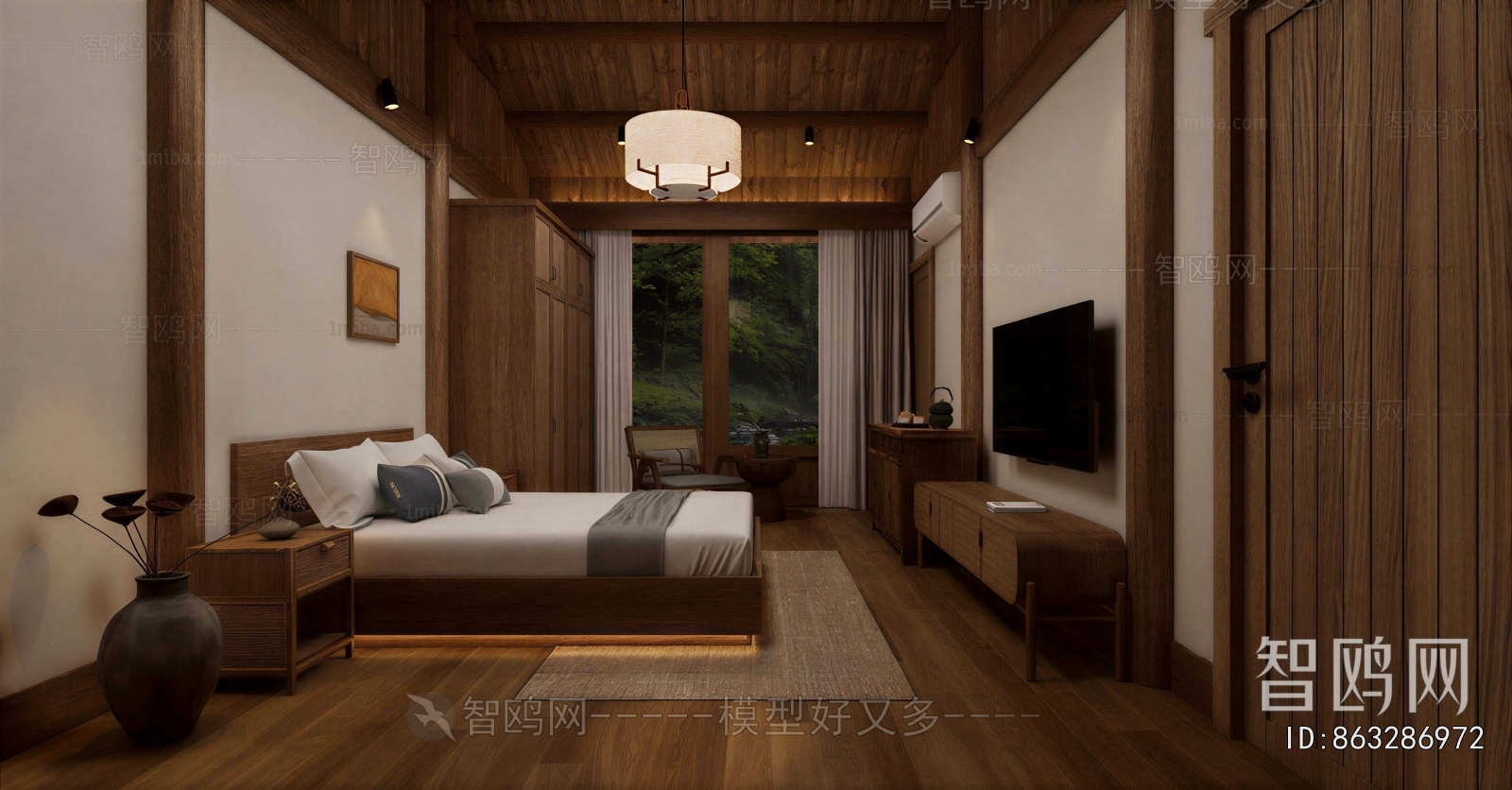 New Chinese Style Guest Room