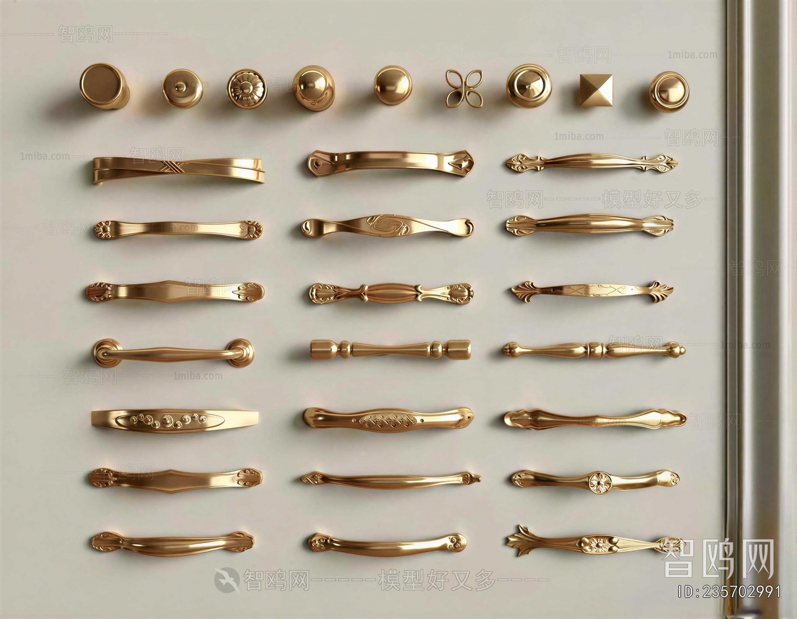 Simple European Style Door Handle