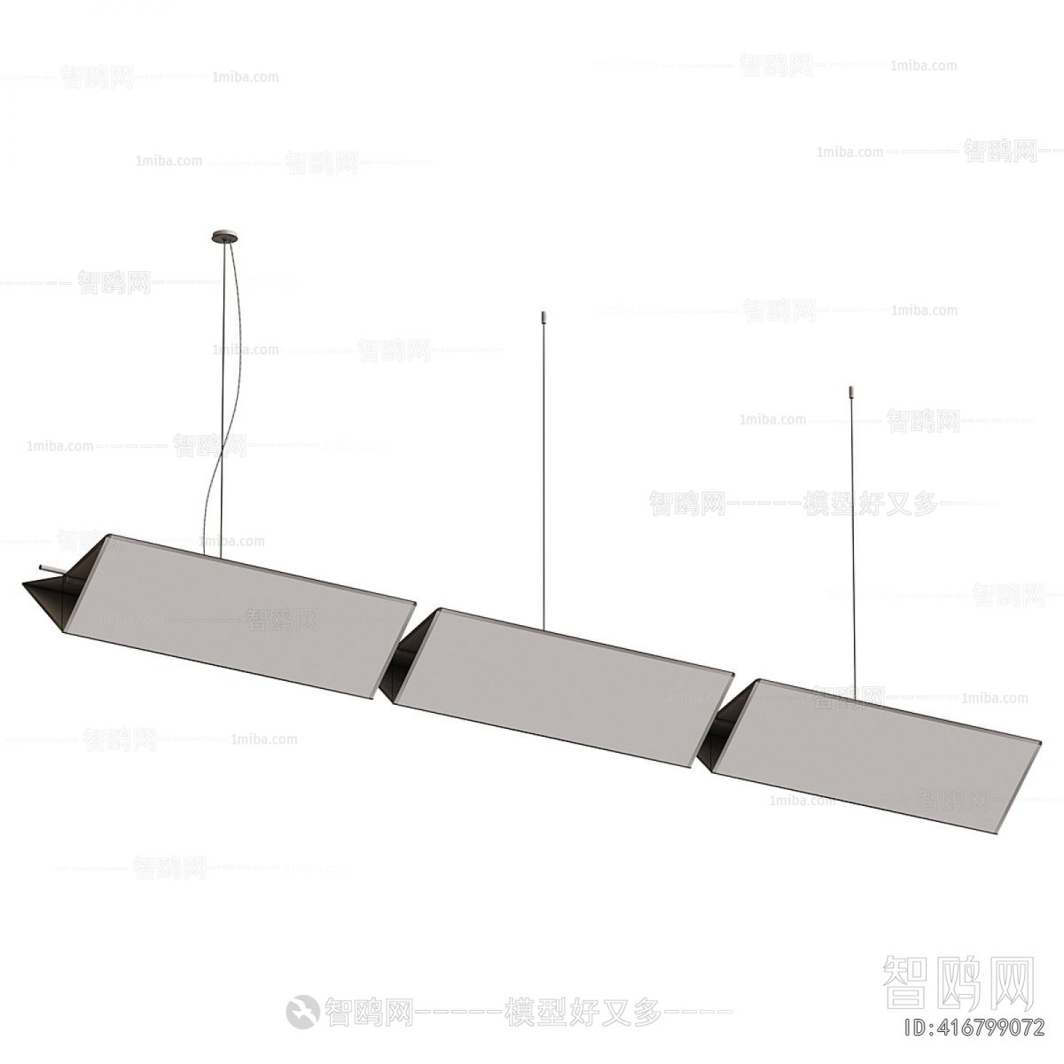 Modern Long Chandelier