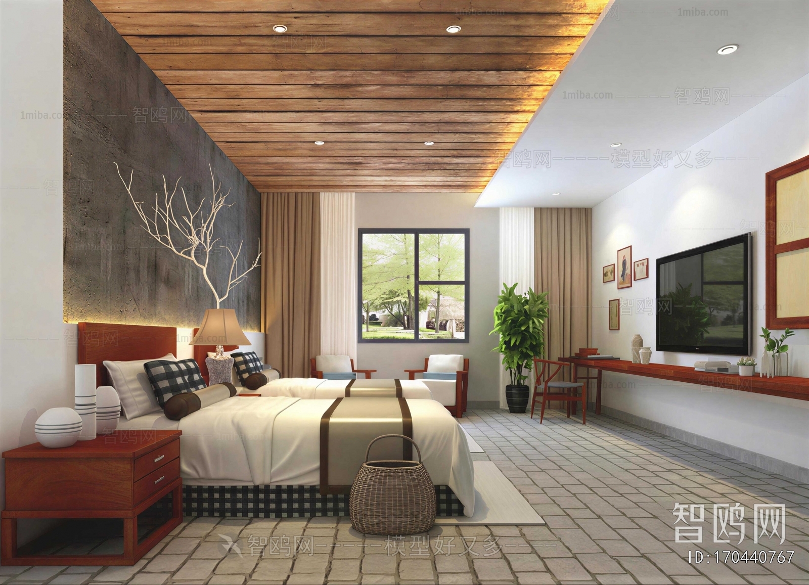 New Chinese Style Guest Room