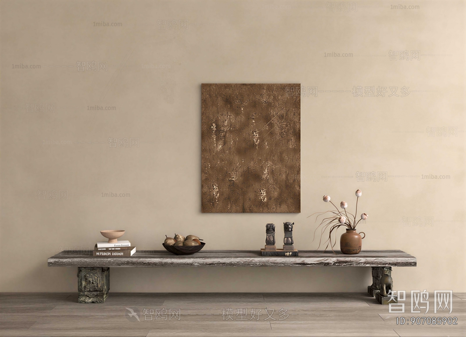 Wabi-sabi Style Console