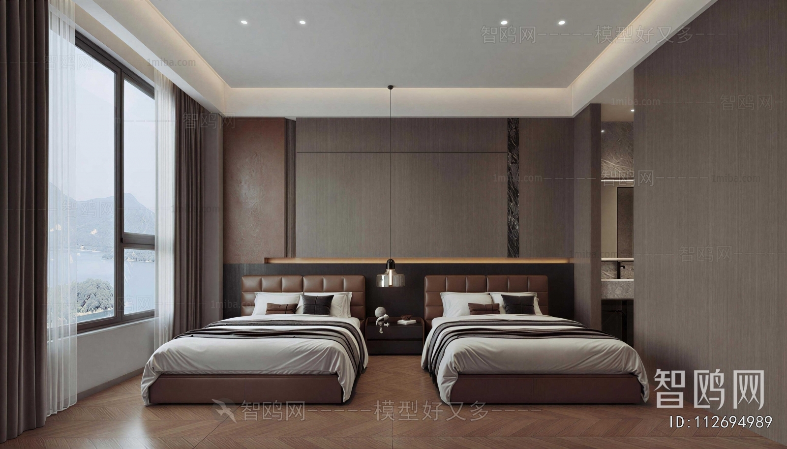 Modern Guest Room