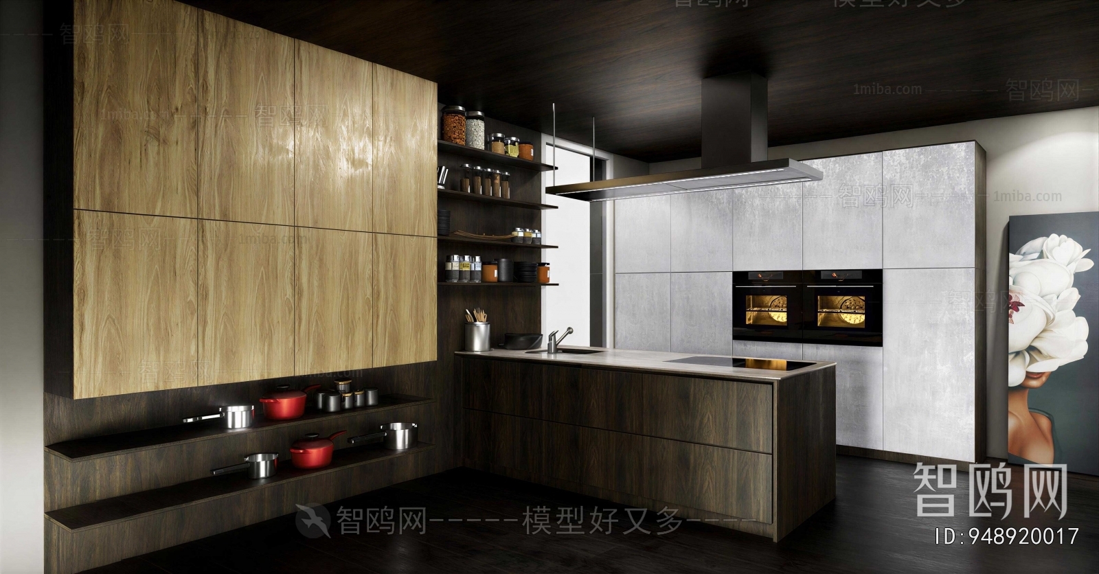 Modern Open Kitchen
