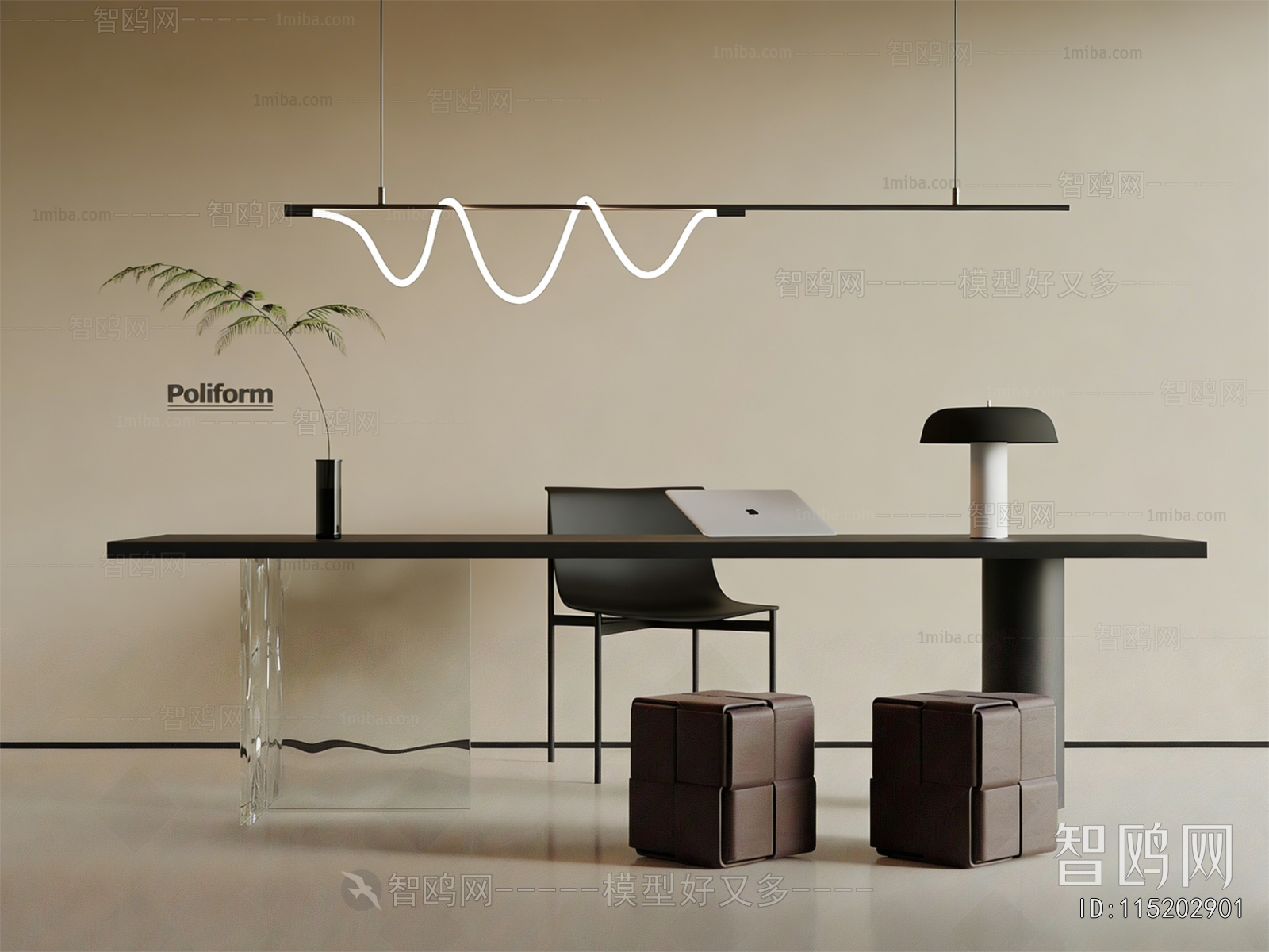 Modern Computer Desk And Chair