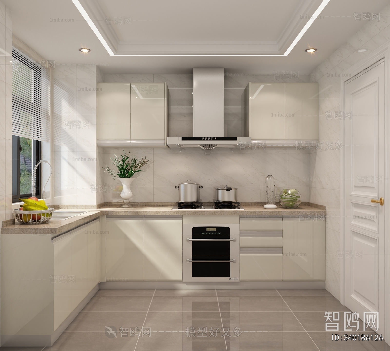 Simple European Style The Kitchen