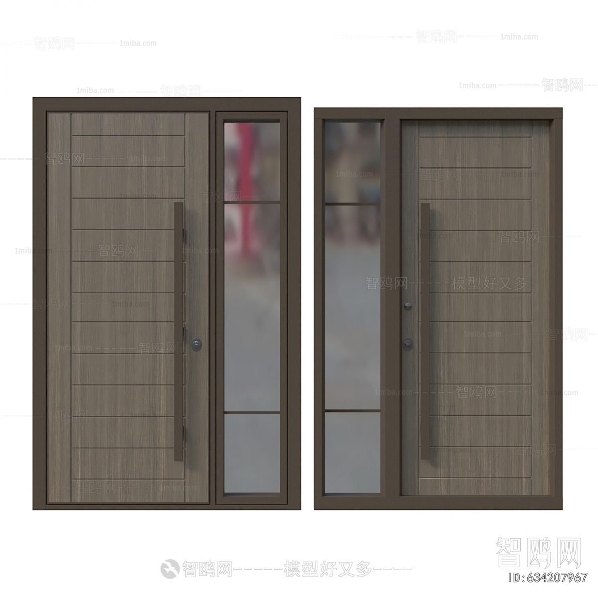 Nordic Style Entrance Door
