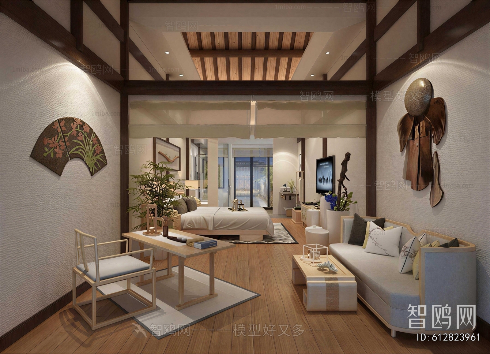 New Chinese Style Guest Room