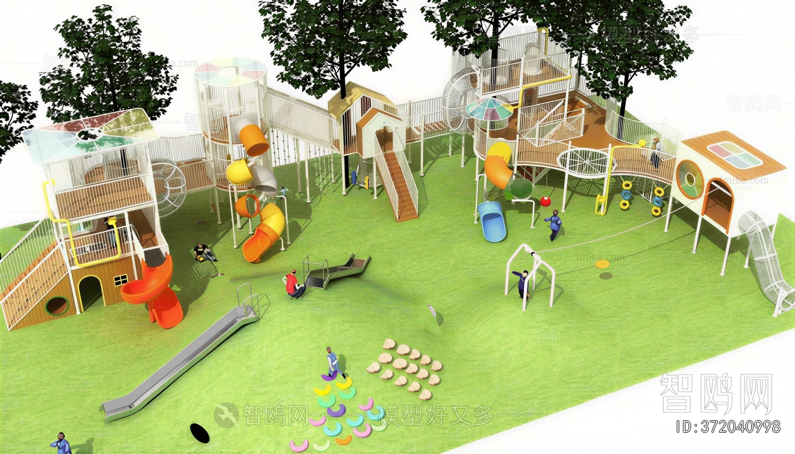 Modern Outdoor Space In Kindergarten
