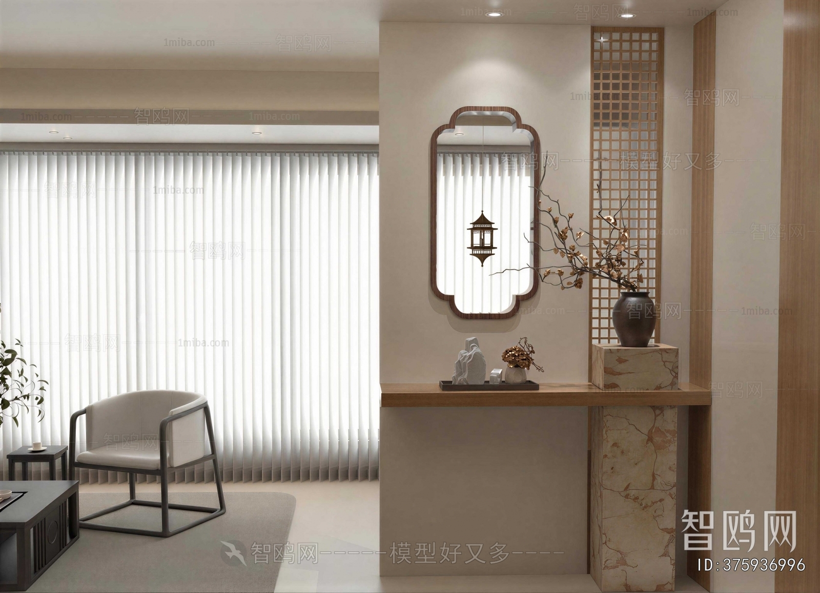 New Chinese Style Hallway