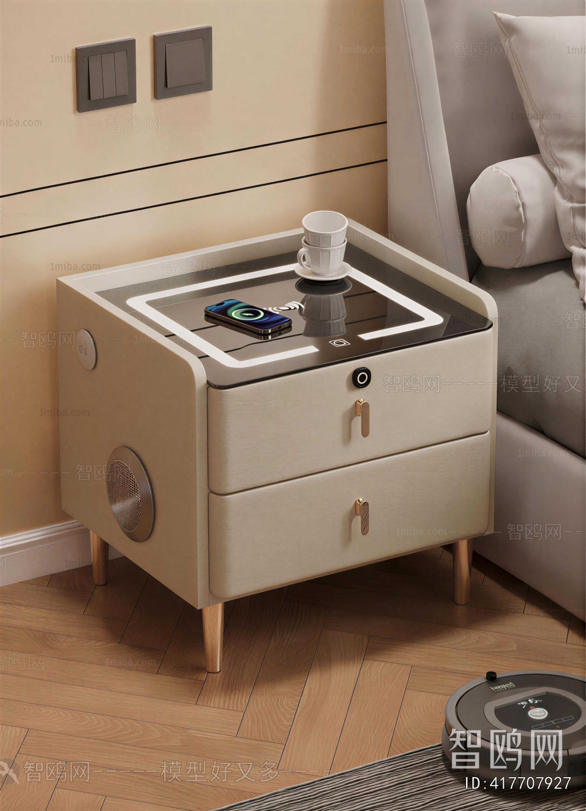 Modern Bedside Cupboard