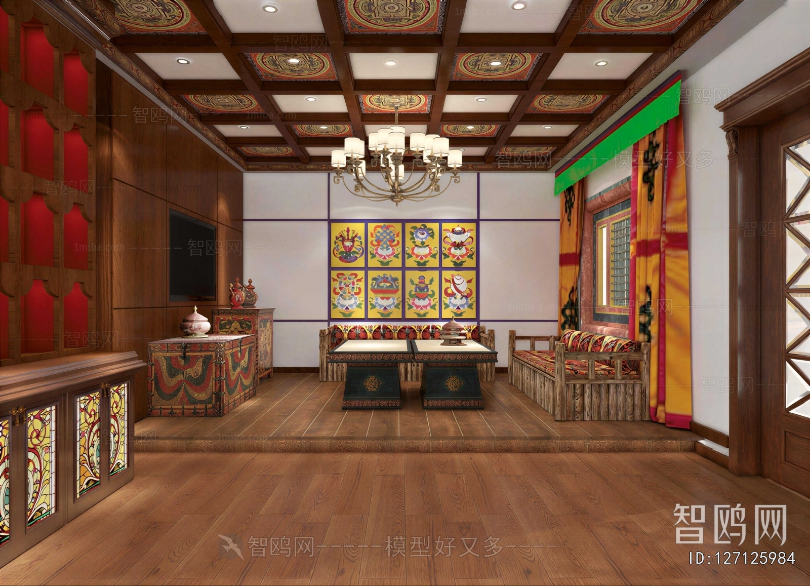 Chinese Style A Living Room