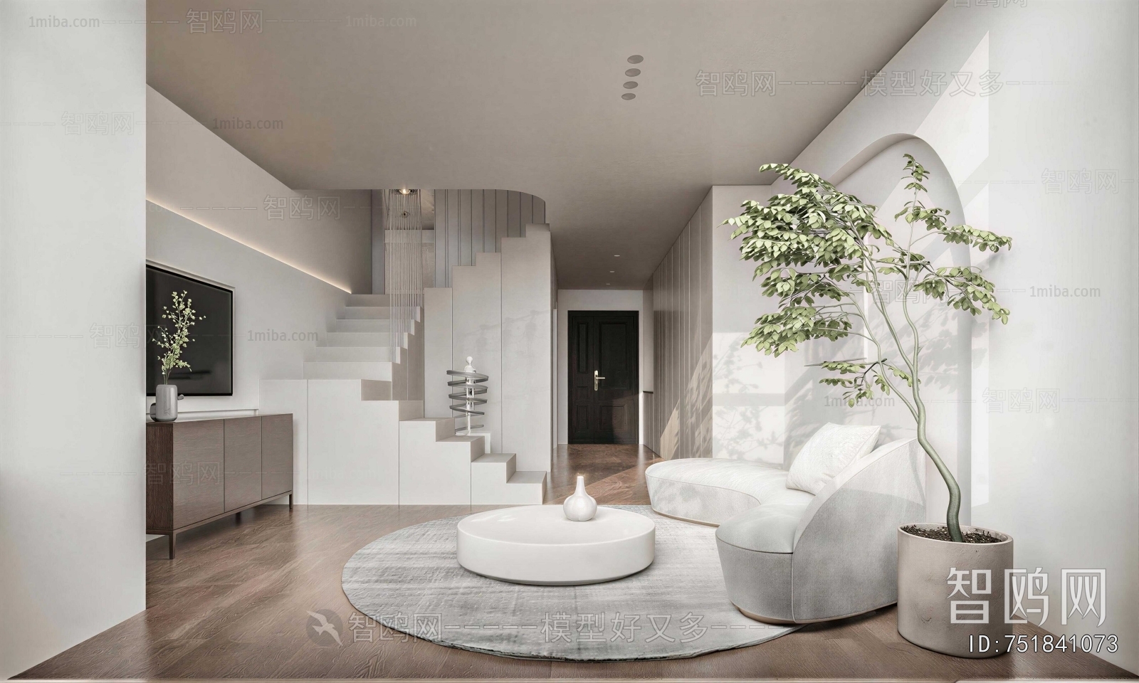 Wabi-sabi Style A Living Room