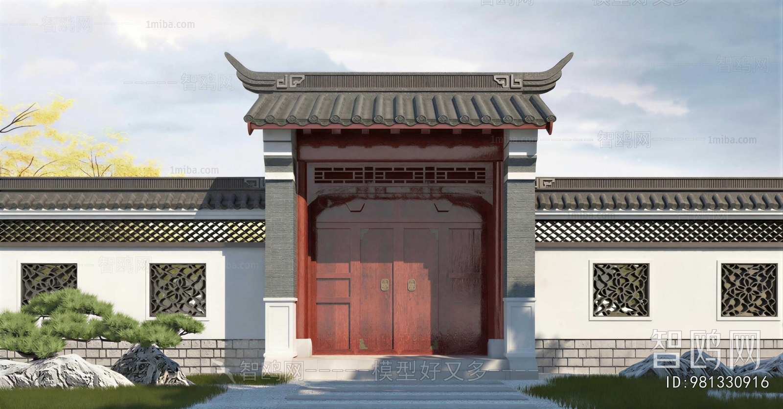 Chinese Style Facade Element