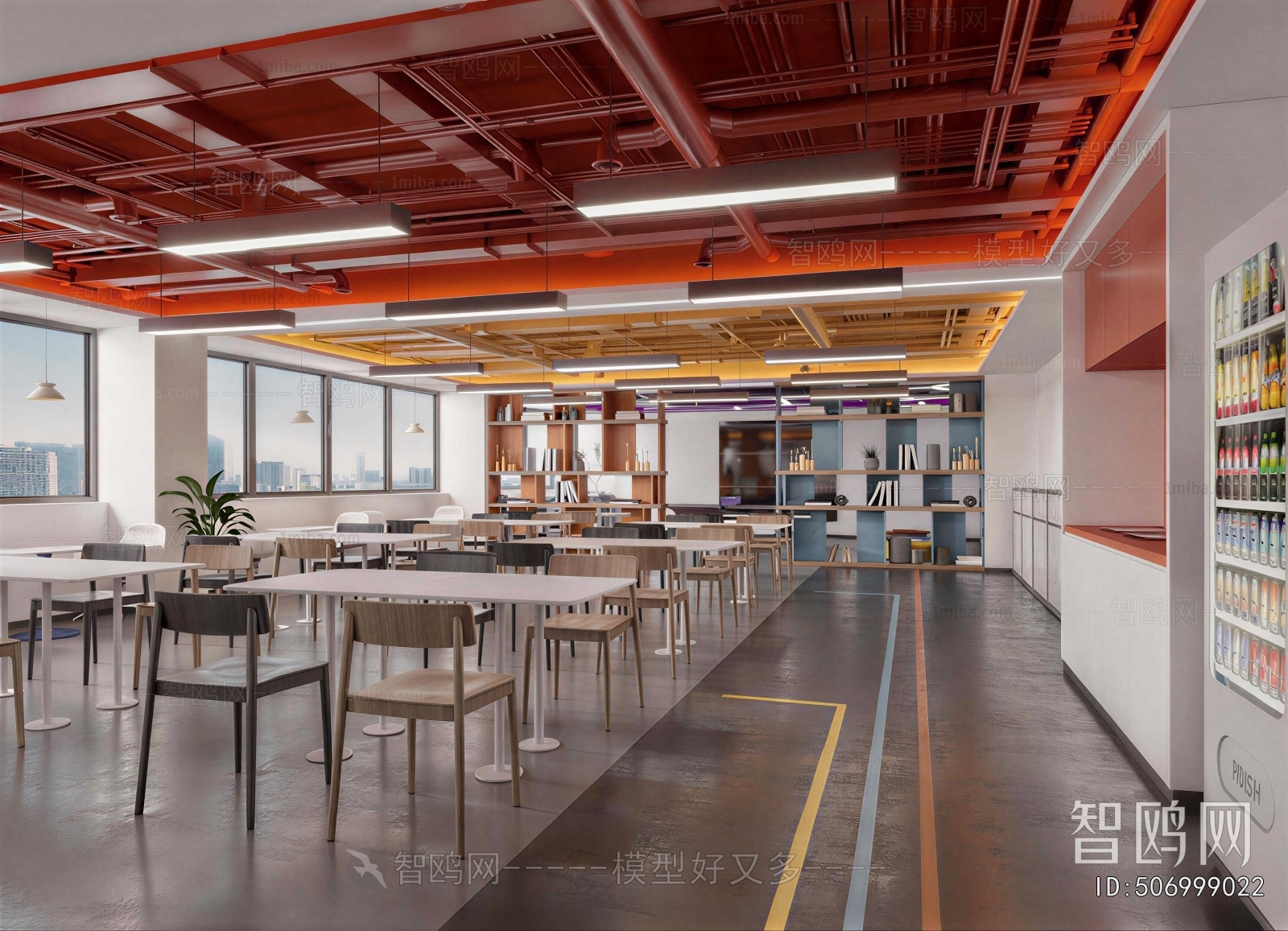 Industrial Style Office Tea Room