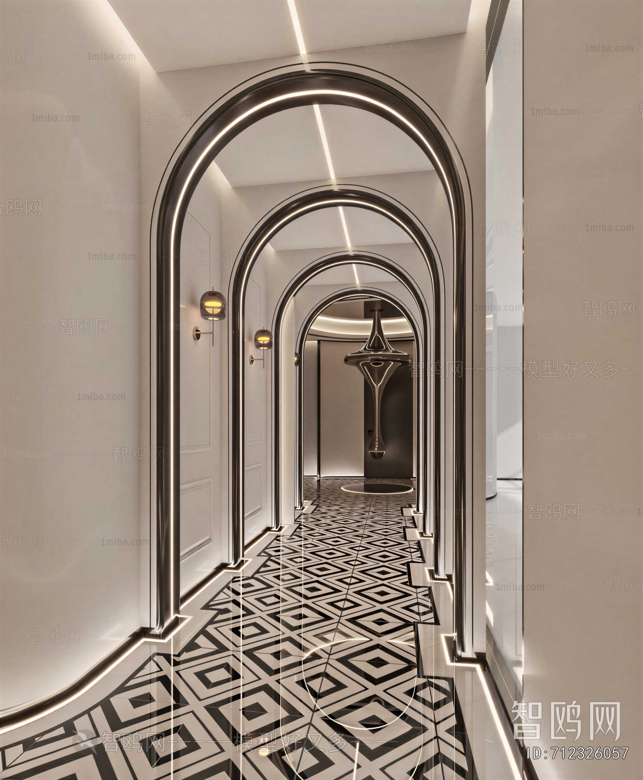 French Style Corridor