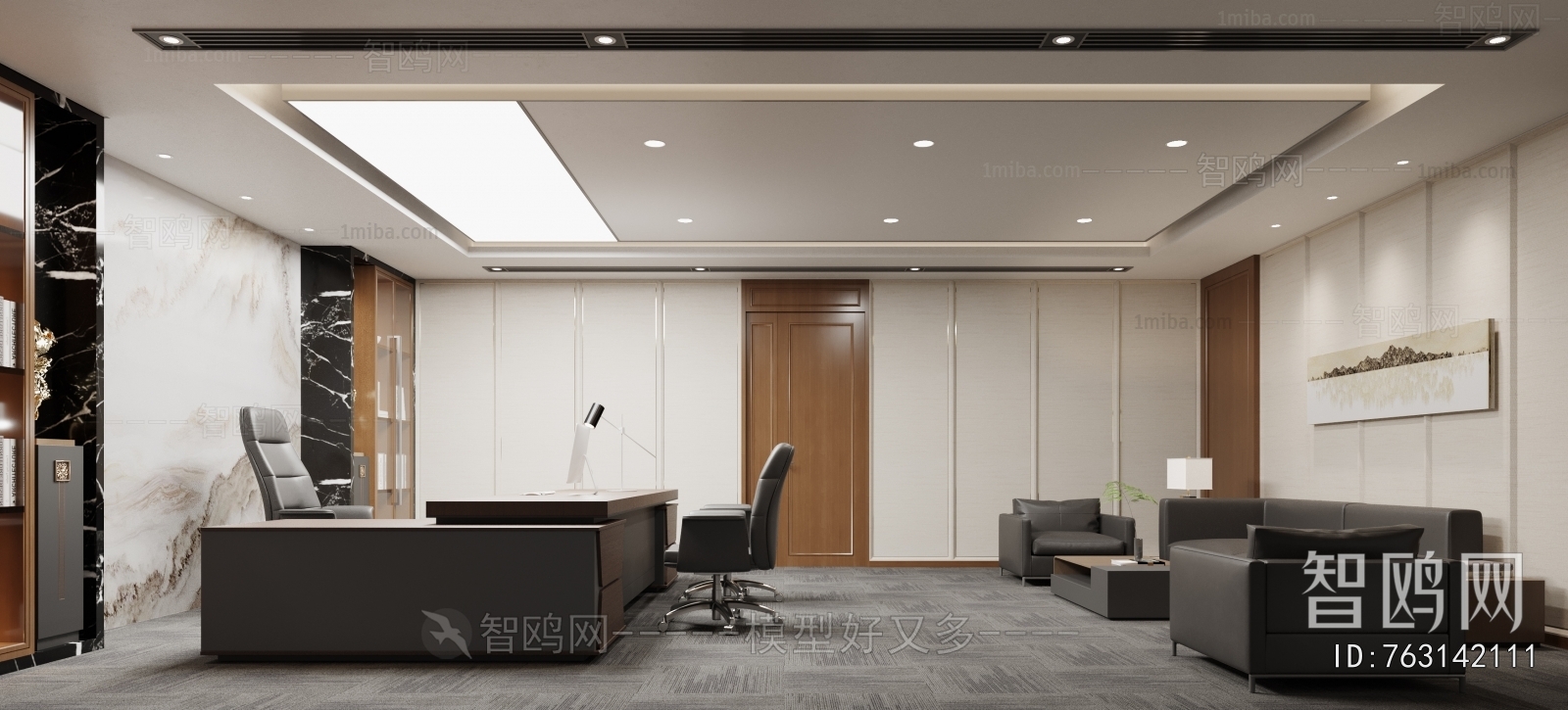 New Chinese Style Manager's Office