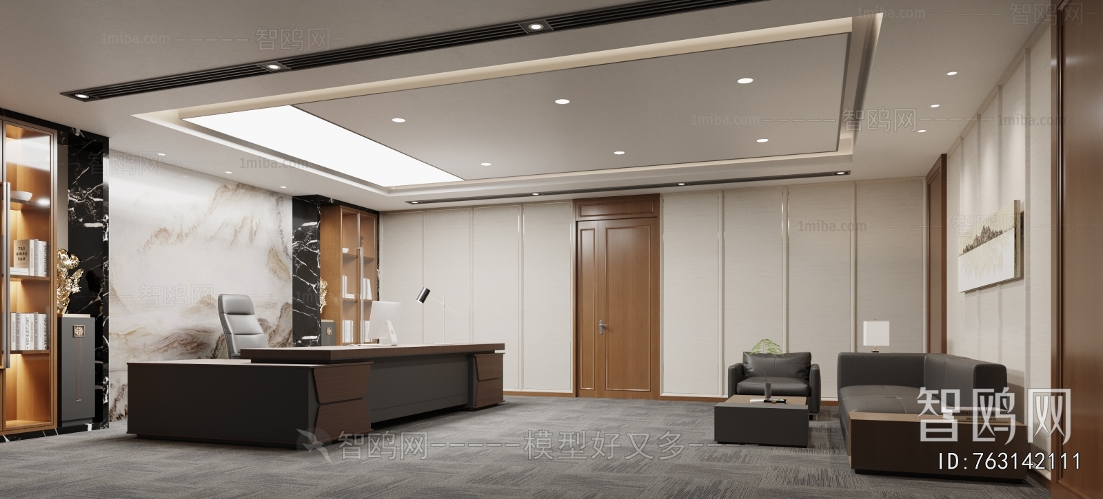 New Chinese Style Manager's Office