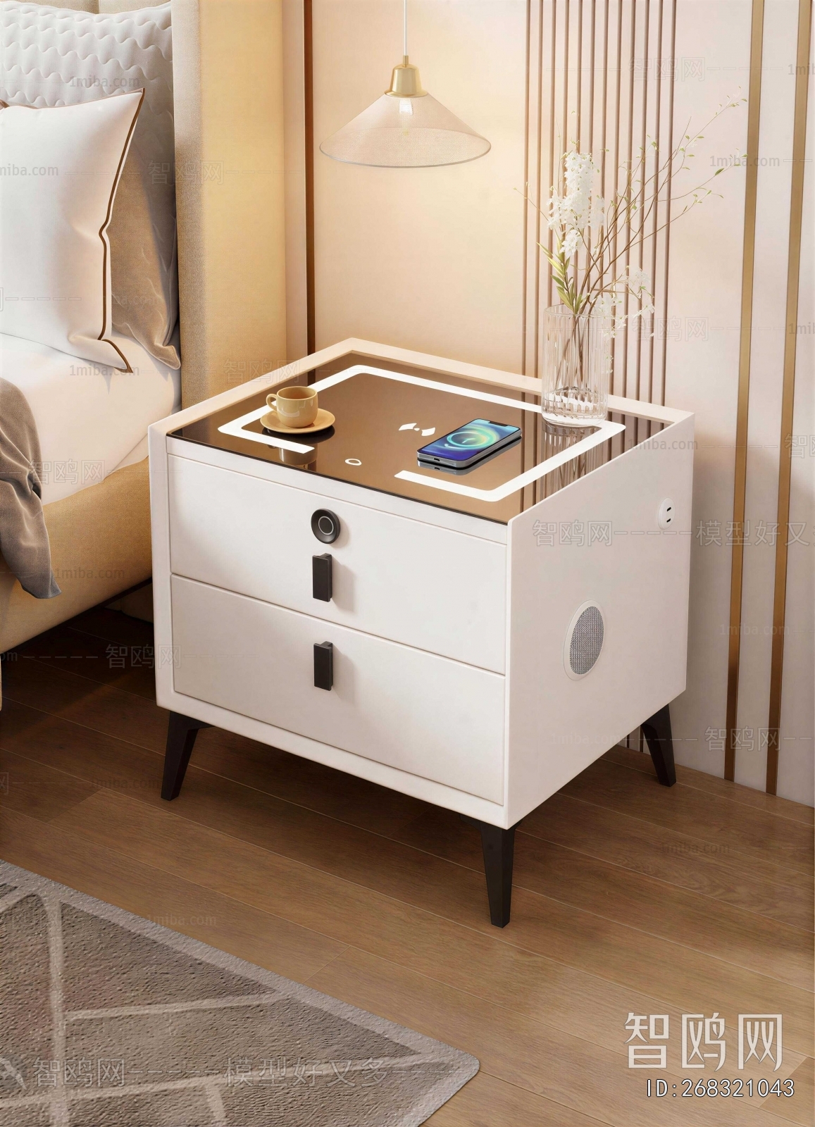 Modern Bedside Cupboard