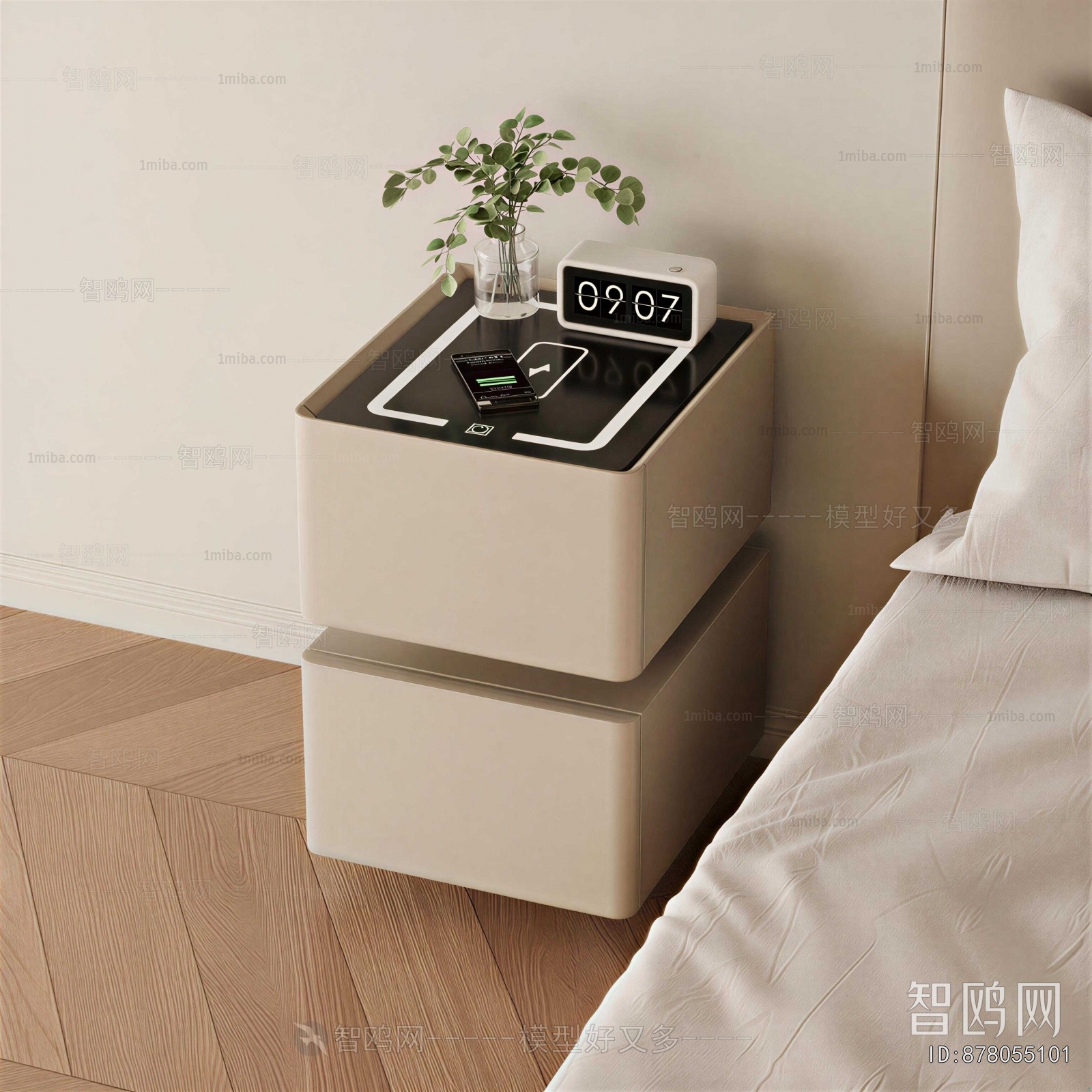 Modern Bedside Cupboard