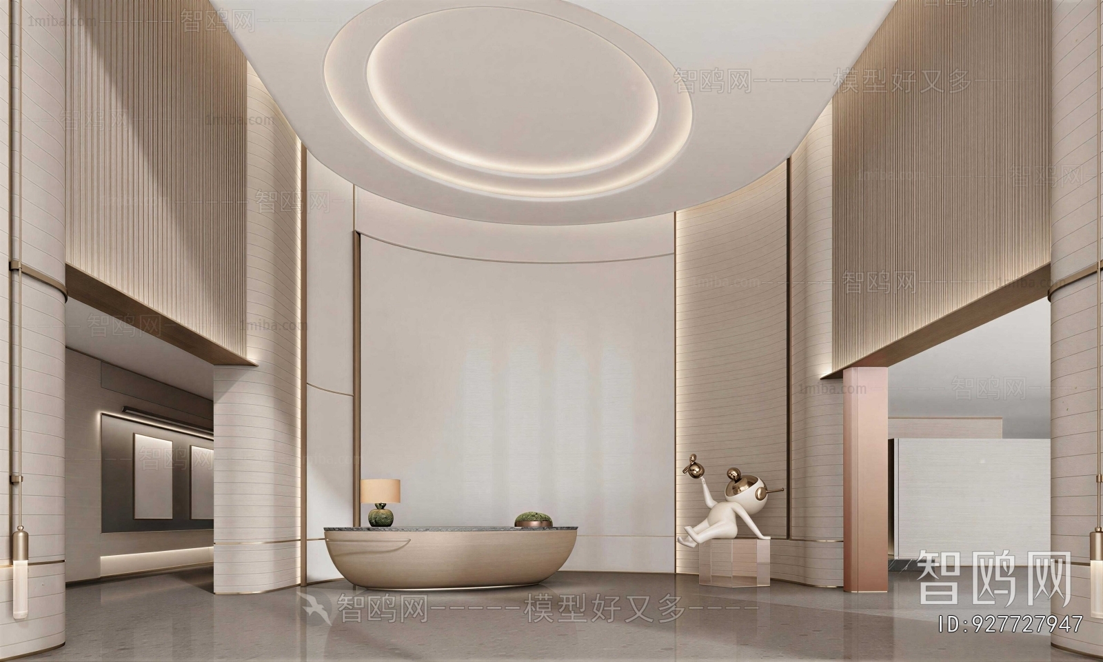 Modern Office Reception Desk