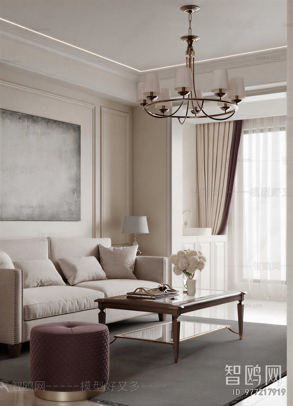 American Style A Living Room