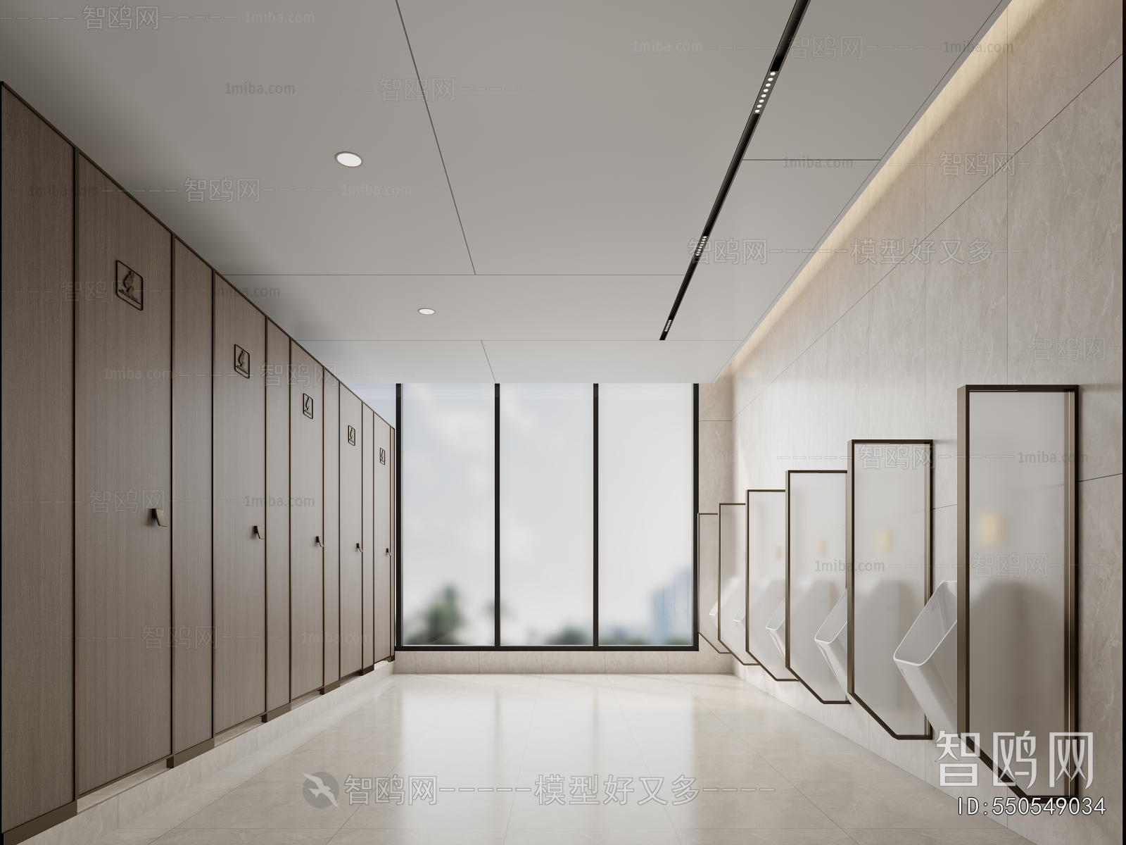Modern Public Toilet