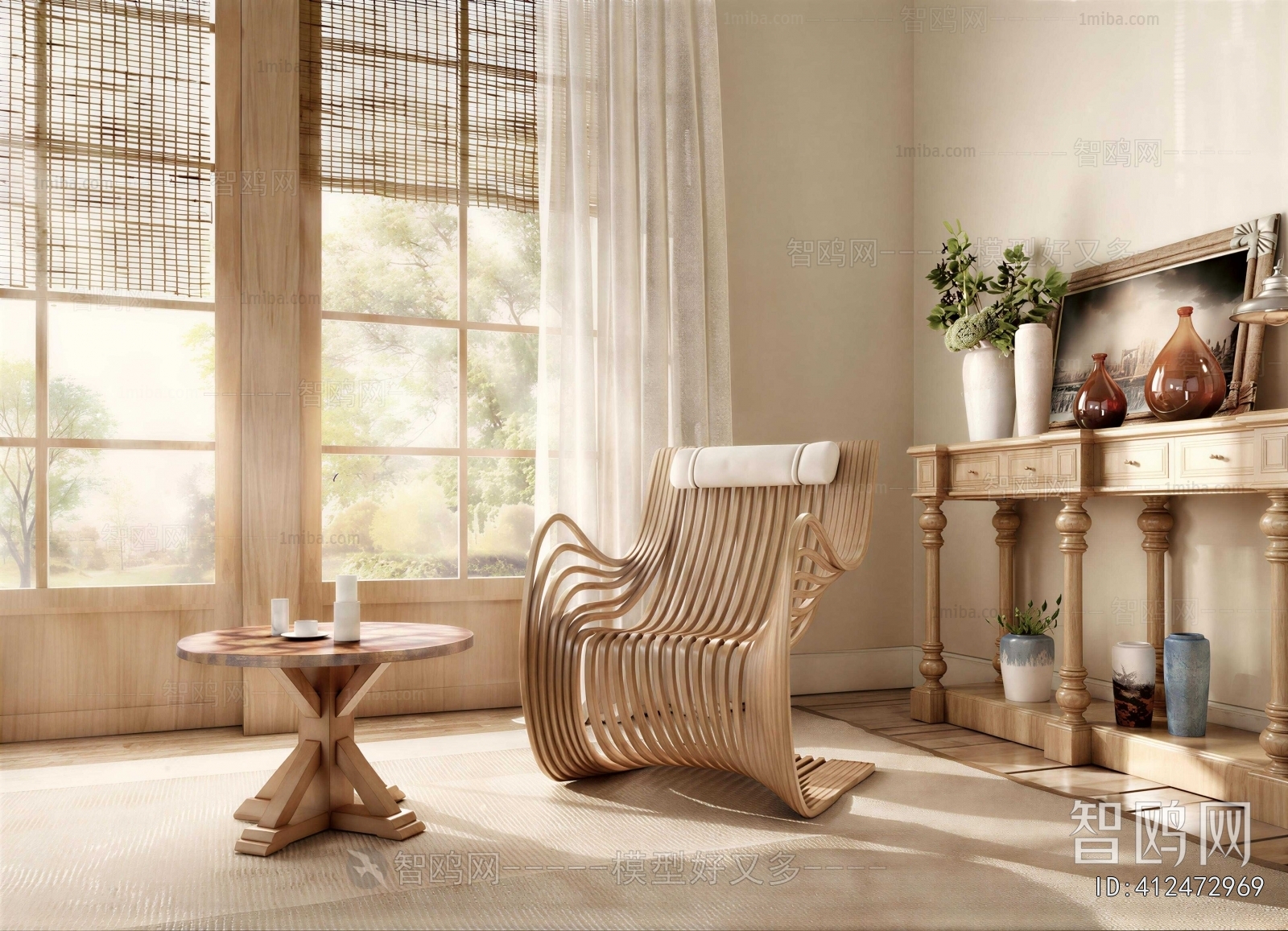 Nordic Style Lounge Chair