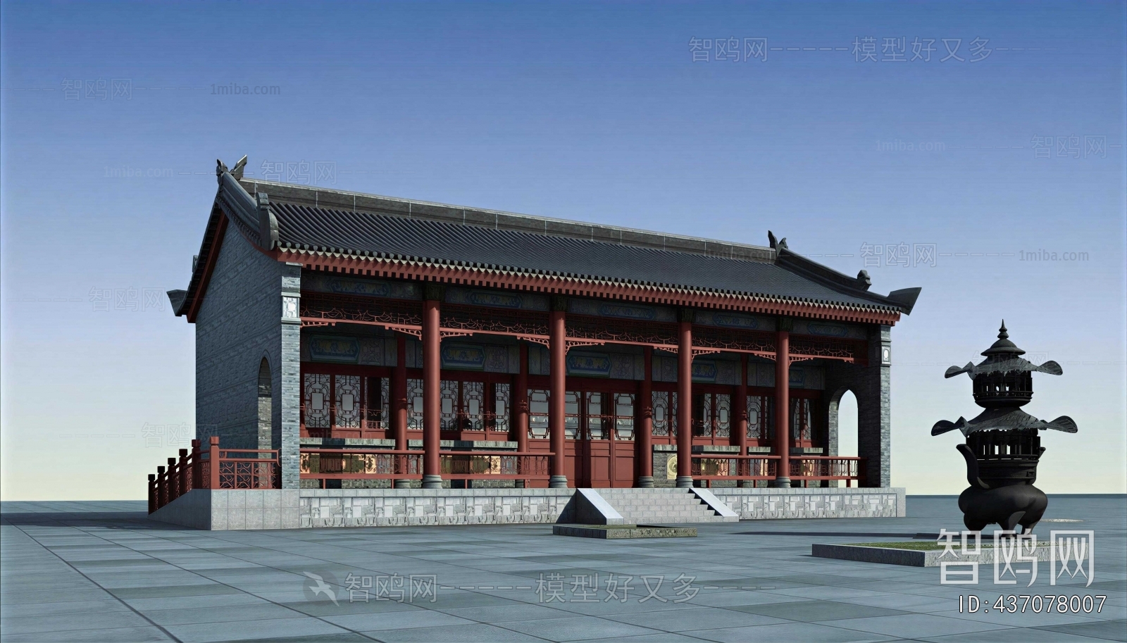 Chinese Style Ancient Architectural Buildings