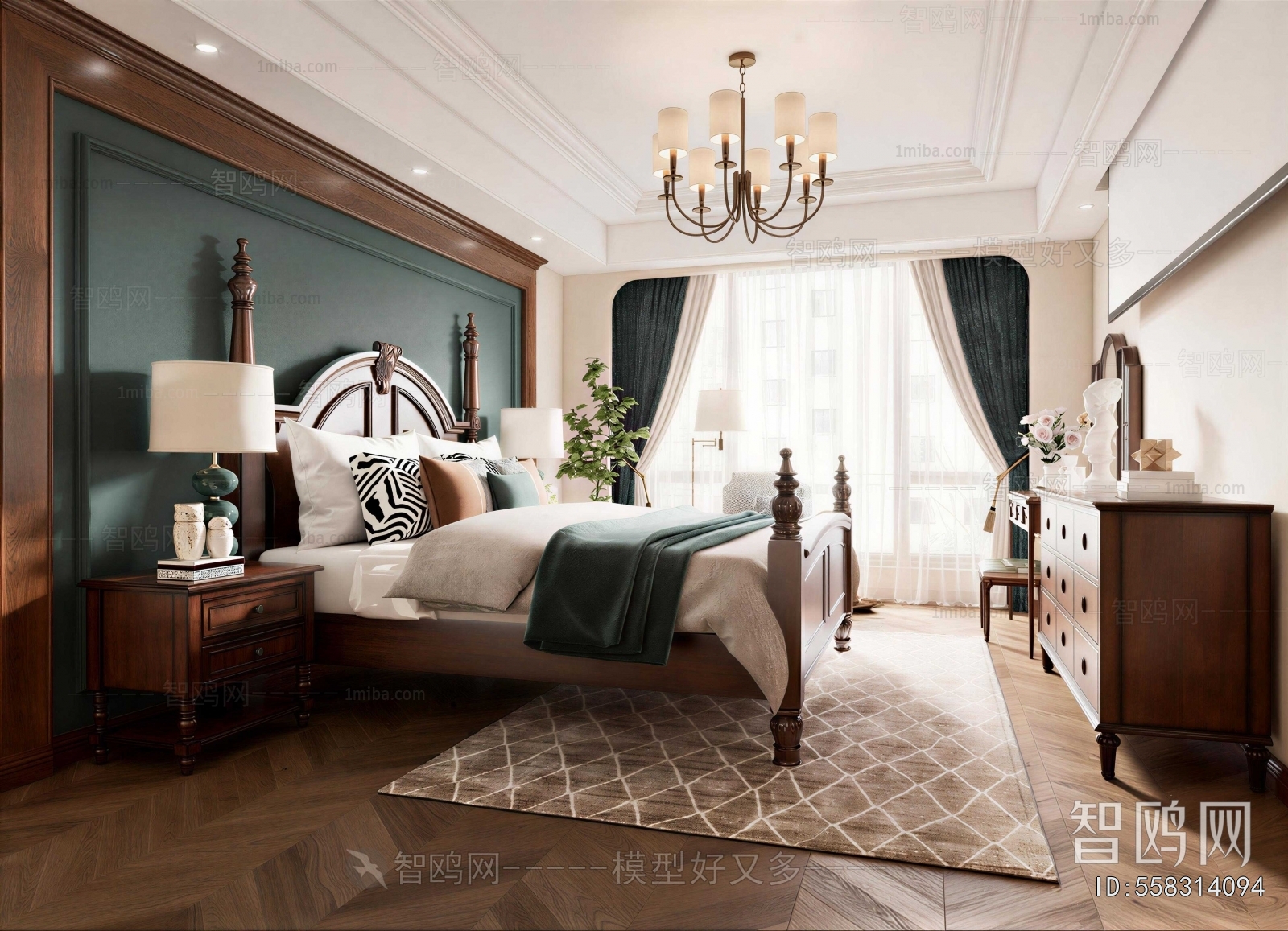 American Style Bedroom