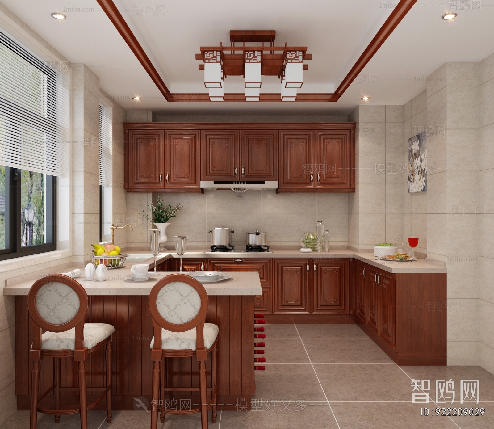 New Chinese Style Dining Room