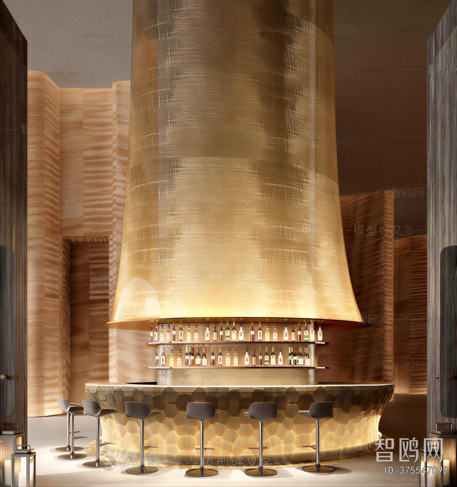 Wabi-sabi Style Lobby Hall