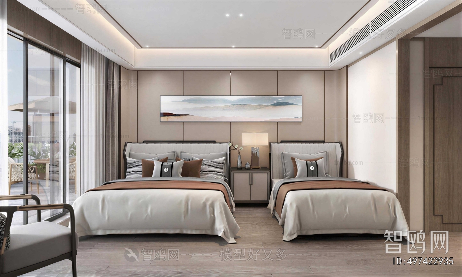 New Chinese Style Guest Room