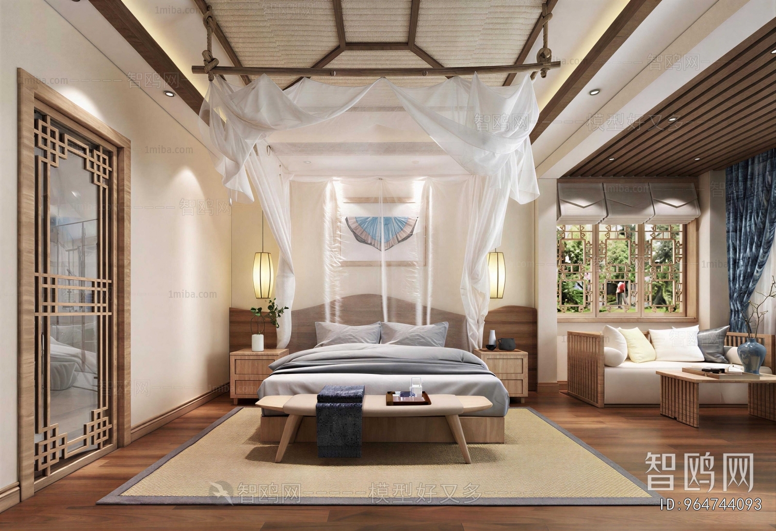New Chinese Style Guest Room
