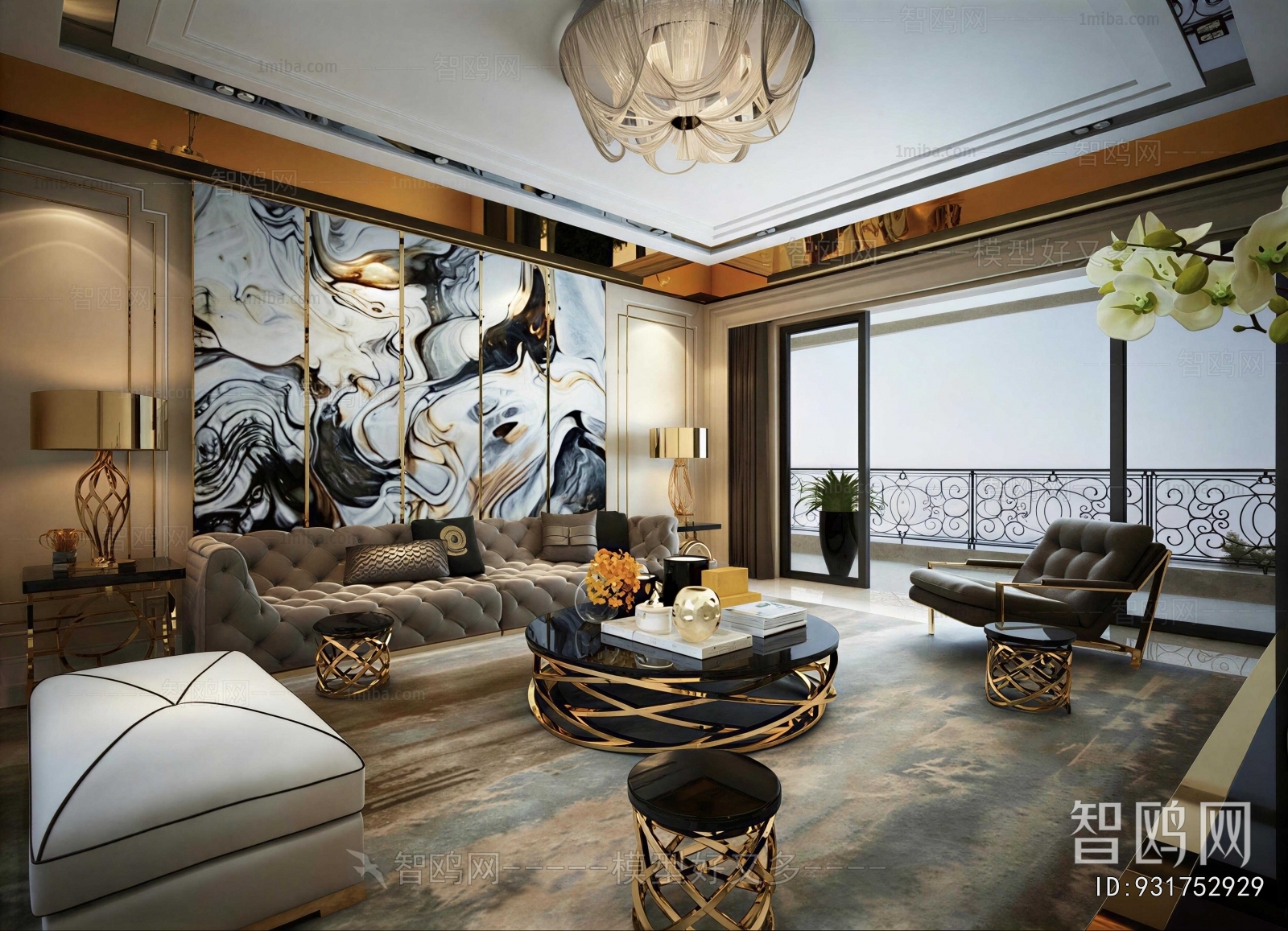 Post Modern Style A Living Room