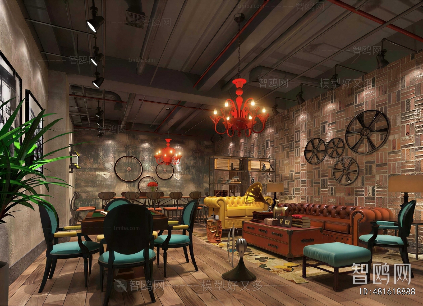 Industrial Style Cafe