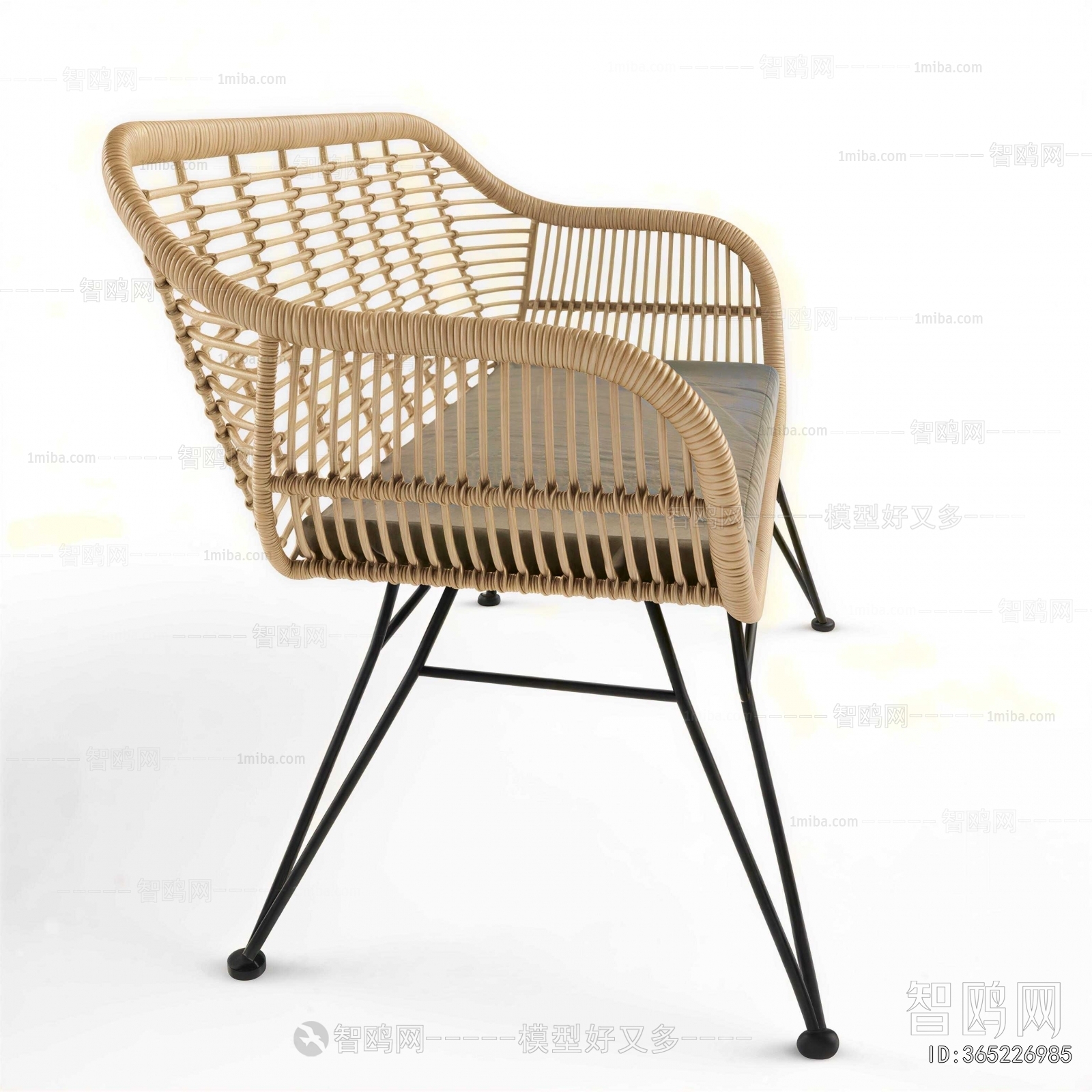 Wabi-sabi Style Lounge Chair