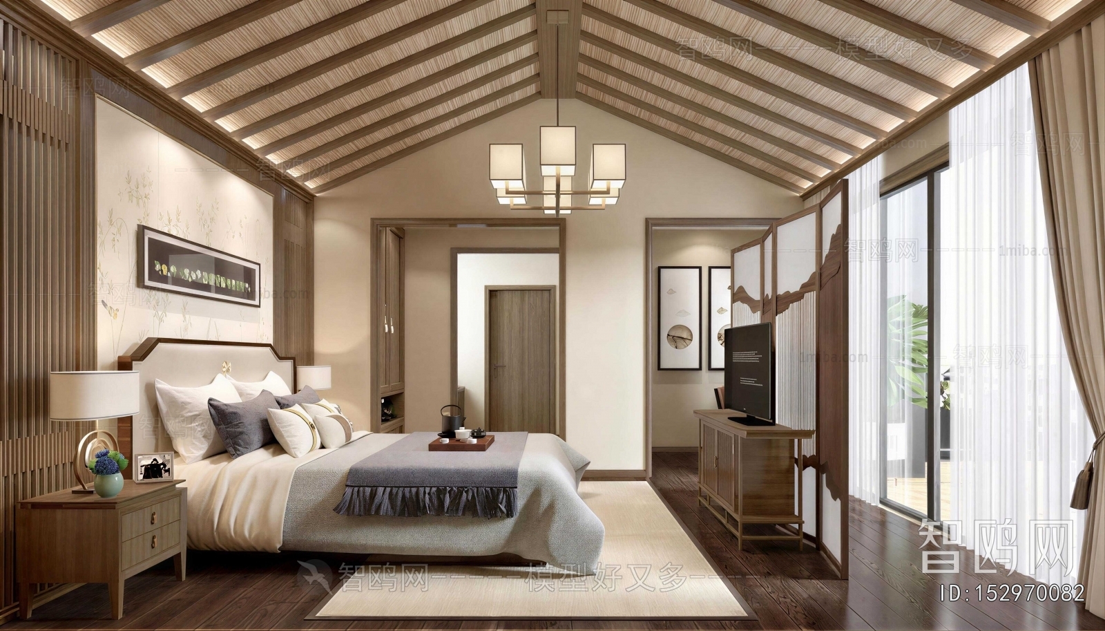 New Chinese Style Guest Room