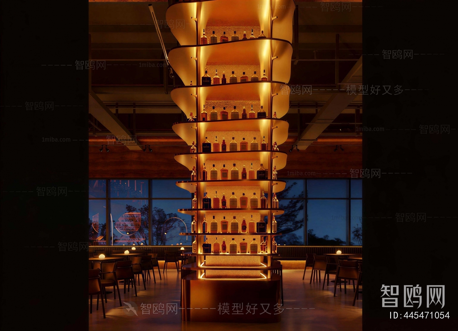 Industrial Style Bar