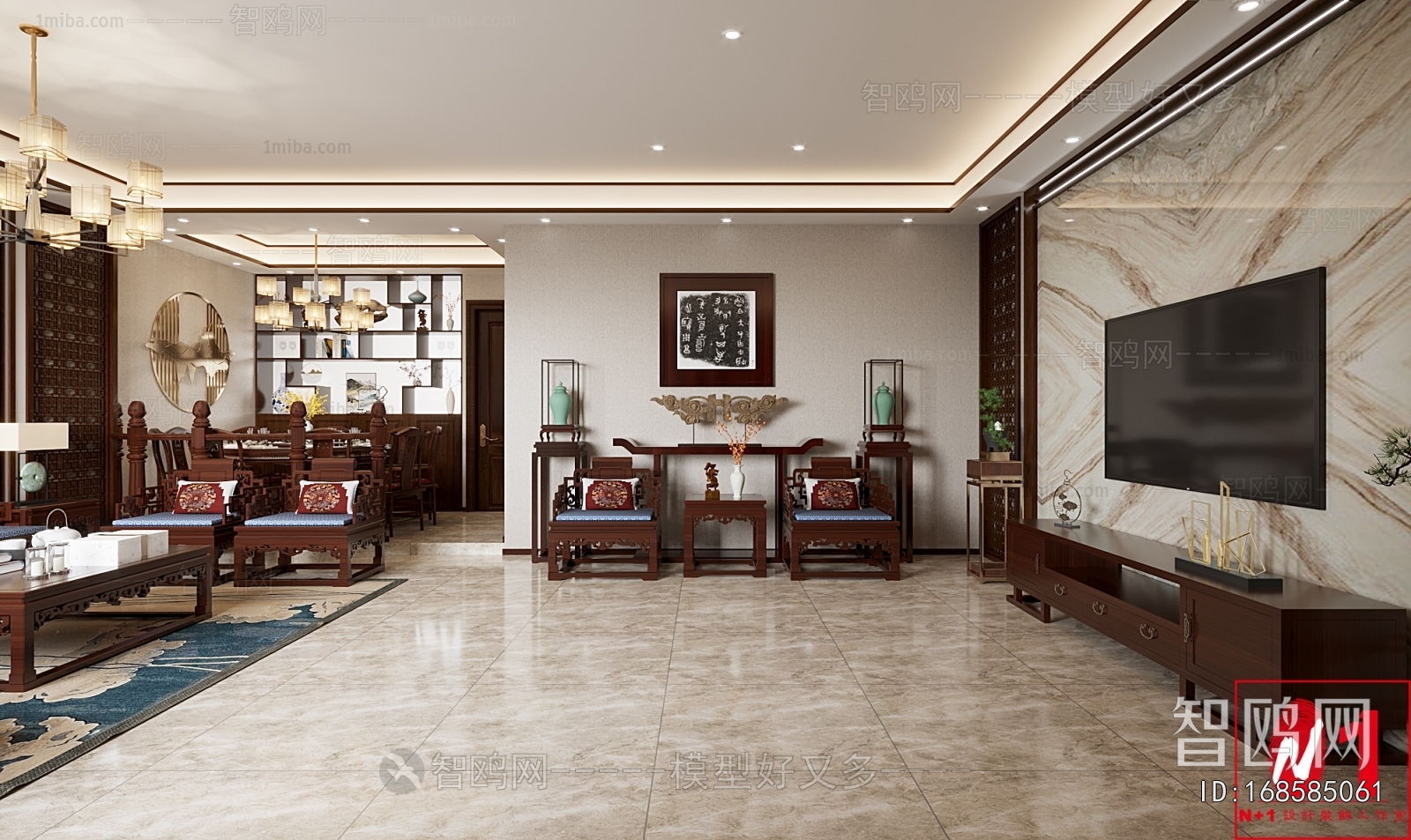 Chinese Style A Living Room
